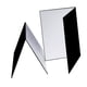 thumbnail image 1 of 2pcs 3 en 1 reflectores de luz tableros de difusor de luz plegable 360 ​​ degree Fotografía de rotación Cardboards para joyería de alimentos Naturaleza A4, 1 of 5