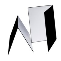 Magideal - 2Pcs 3 En 1 Reflectores De Luz Tableros De Difusor De Luz Plegable 360 Degree Fotografía De Rotación Cardboards Para Joyería De Alimentos Naturaleza A4