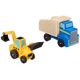 thumbnail image 3 of Camión volquete y cargador de juguetes Melissa & Doug Classic Wooden 3+, 3 of 4