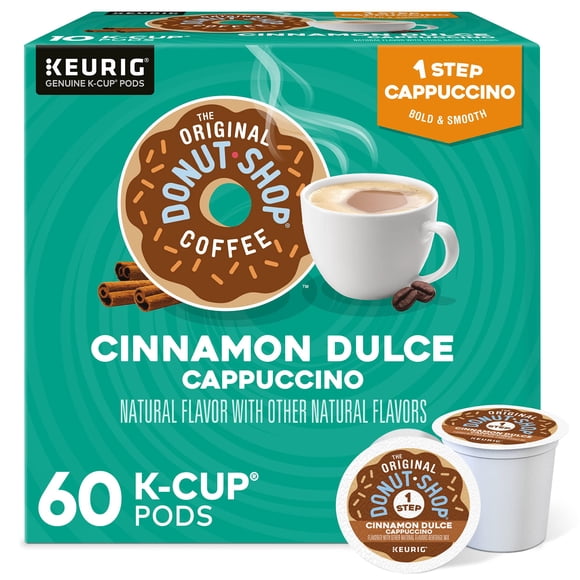 Cápsulas de café The Original Donut Shop Cinnamon Dulce, 60 unidades