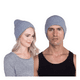 thumbnail image 1 of Gorro Beanie De Lana Adulto Con Doblez Gris Forro Polar, 1 of 2