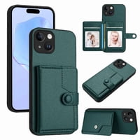 Foxdock Funda Para Iphone 13 Mini Con Bloqueo Rfid - Diseño Elegante Con Cierre De Botón