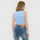 thumbnail image 2 of Polera Mujer Sin Mangas Crop Celeste Corona, 2 of 5
