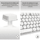 thumbnail image 2 of Teclado L1 mecánico membrana silencioso con luces, 2 of 3