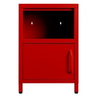 I Love Lockers - Velador 1 Puerta Y 1 Compartimiento - Rojo Guinda