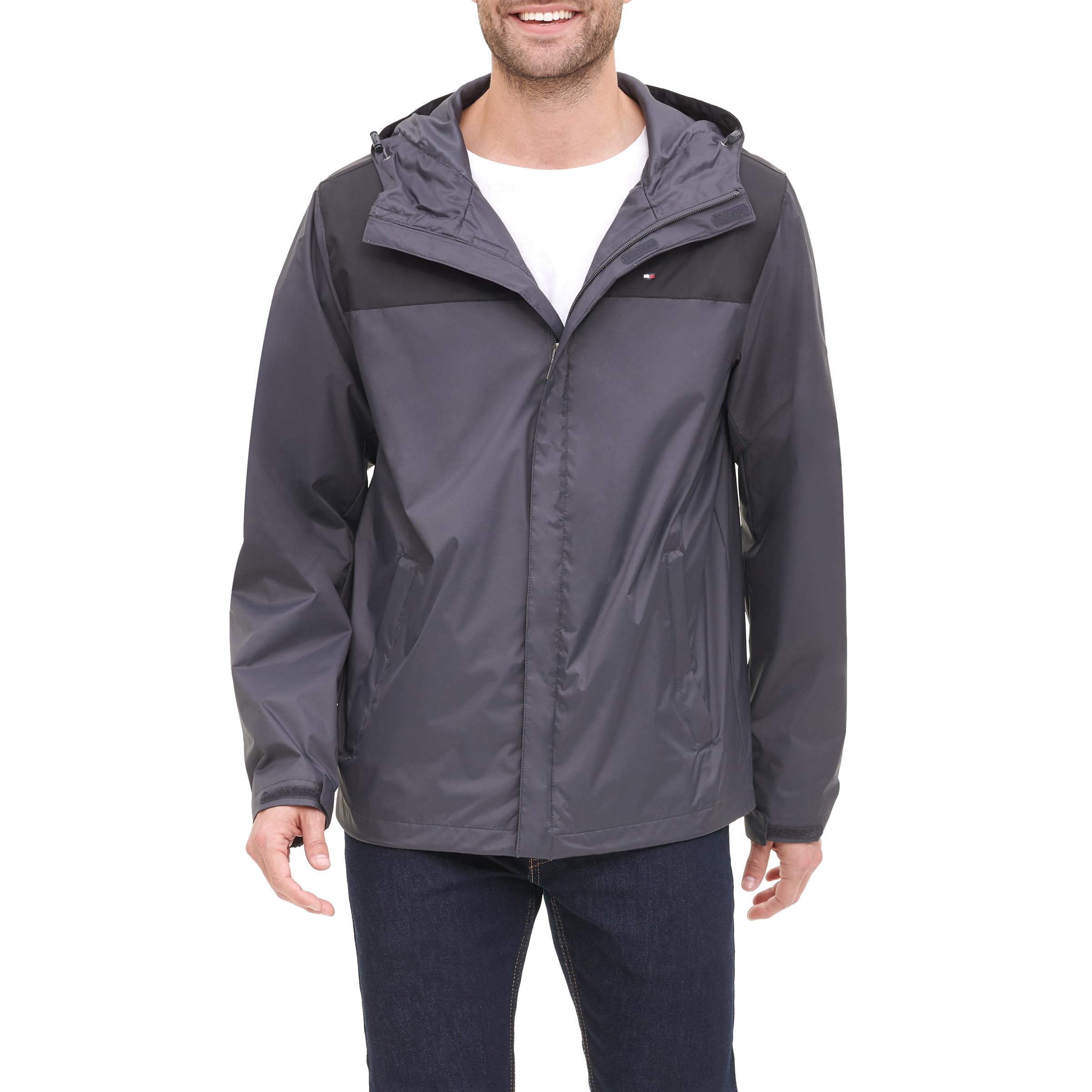 Chubasquero Tommy Hilfiger Ligero E Impermeable Para Hombre