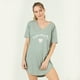 thumbnail image 2 of Camisa de Dormir Hania Manga Corta Verde, 2 of 5