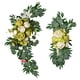 thumbnail image 5 of Granja Flores Artificiales Arco Decoración Colgante Para Dormitorio Ceremonia Vacaciones Verde, 5 of 5