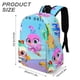 thumbnail image 3 of Do Re Mi-theme Backpack, Campus style schoolbag Bookbag with Adjustable Shoulder Straps And Large Zip Compartment, Unisex Travel Bags.42x30x15cm, 3 of 6