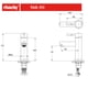 thumbnail image 5 of Monomando Bajo Stal Cromo P lavamanos, 5 of 5