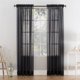 thumbnail image 2 of Cortina Mainstays Marjorie Voile Negra 59 x 160 cm, pack de 2, 2 of 3
