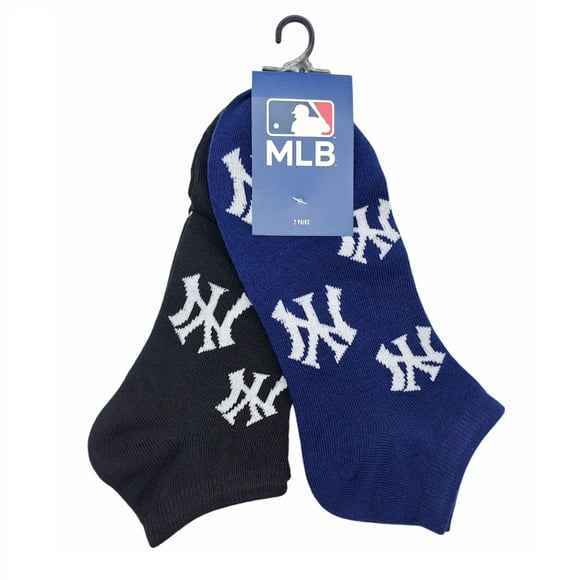 Pack x2 Calcetines MLB New York - Azul y Negro