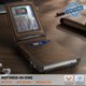 thumbnail image 2 of BULLIANT Men Slim Magnetic Leather Wallet Metal Case Money C, 2 of 3