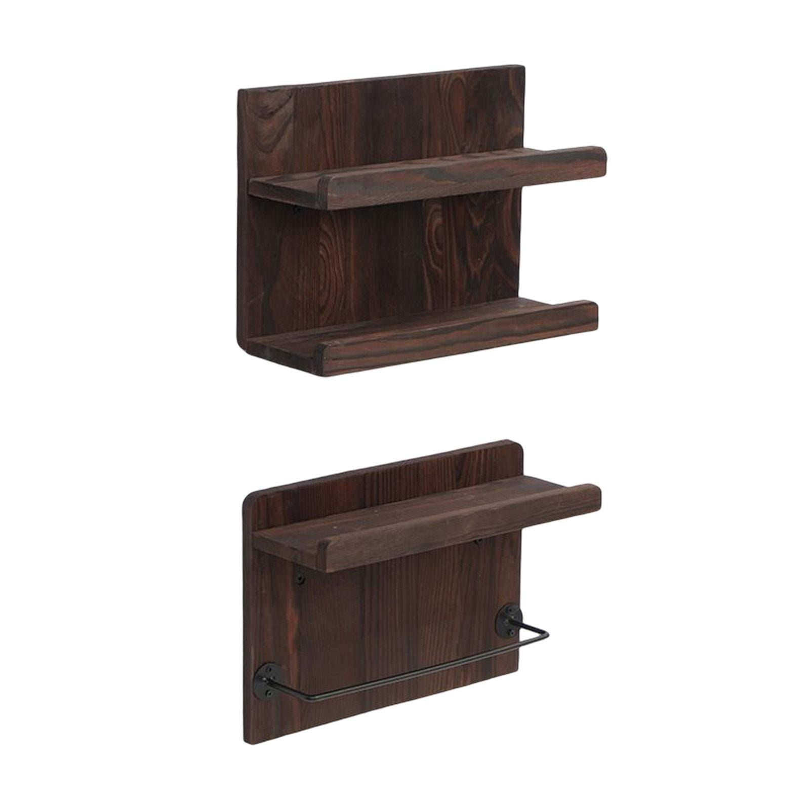 Bothyi - Estantes De Pared Para Baño, Estantes Flotantes Ligeros Modernos Duraderos Para Cafetería
