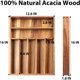 thumbnail image 2 of Organizador de Cubiertos KITEISCAT de Madera de Acacia, 2 of 3