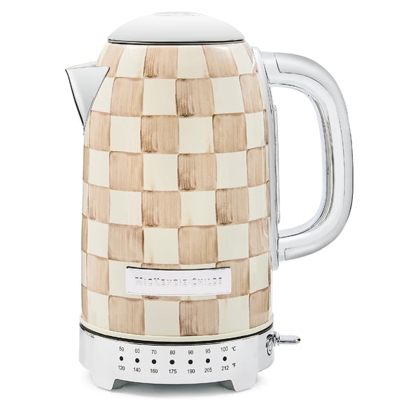 Hervidor eléctrico MACKENZIE-CHILDS Acero inoxidable 1.9L Mocha