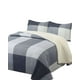 thumbnail image 2 of Quilt con sherpa 2 plaza gris 230 cm x 250 cm J17, 2 of 4
