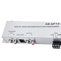 Audiobank 1/2 Din Car Audio Procesador De Bajo Digital, Restauración D