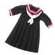 thumbnail image 4 of Lovely Doll Mini School Uniform Dress Dress Para 1/6 Girl Dolls Black, 4 of 5