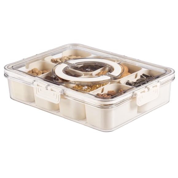 Bandesun Snackle con bandeja dividida, tapa y asa