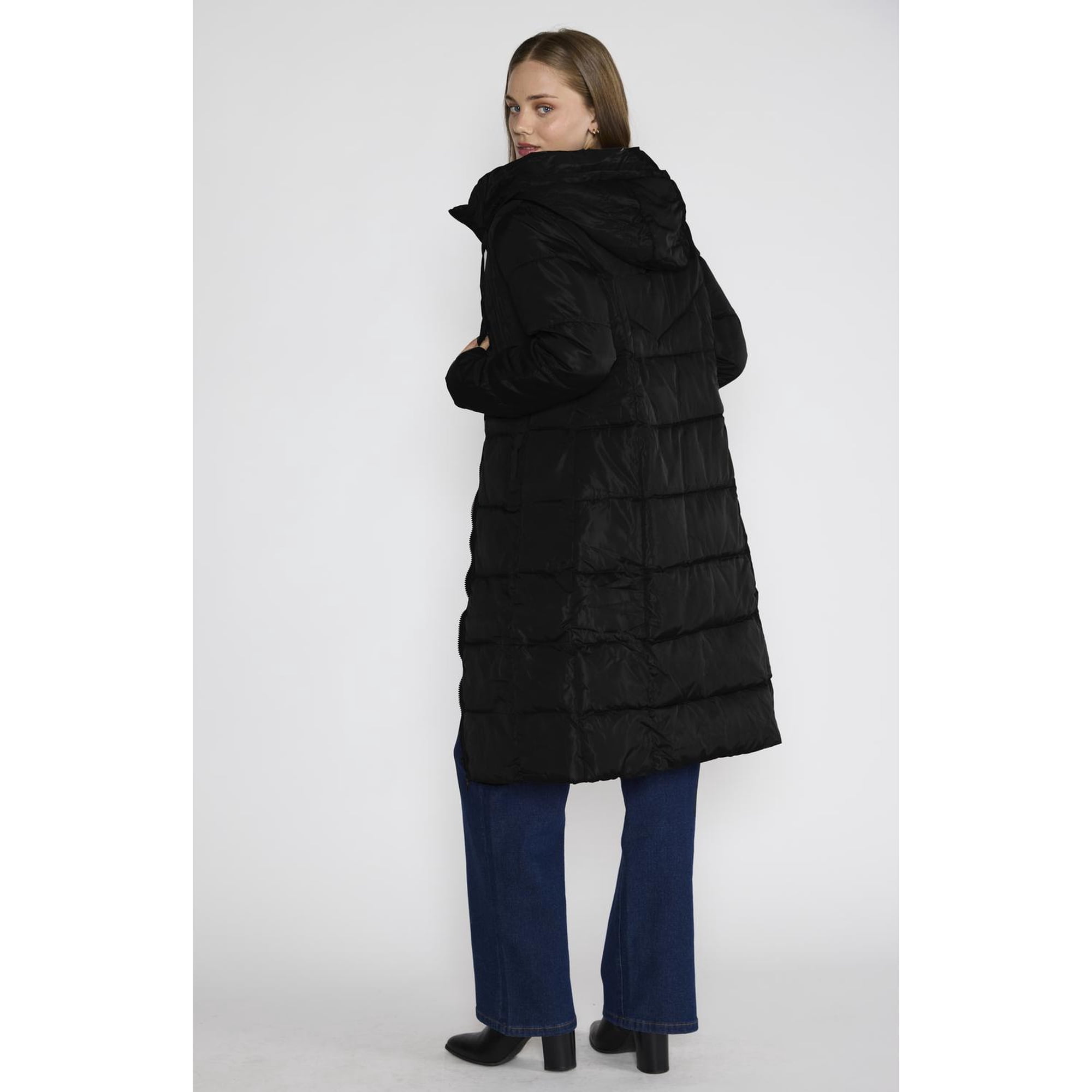 Eclipse - Parka Larga Antonia Negra Negro S