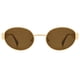 thumbnail image 3 of Lentes de Sol Retro Ovalados DIMENSIP Dorados de Metal para Hombre y Mujer, 3 of 5