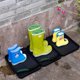 thumbnail image 4 of Juego de 3 alfombras para botas Flowerting negras 35 × 27 cm, 4 of 8
