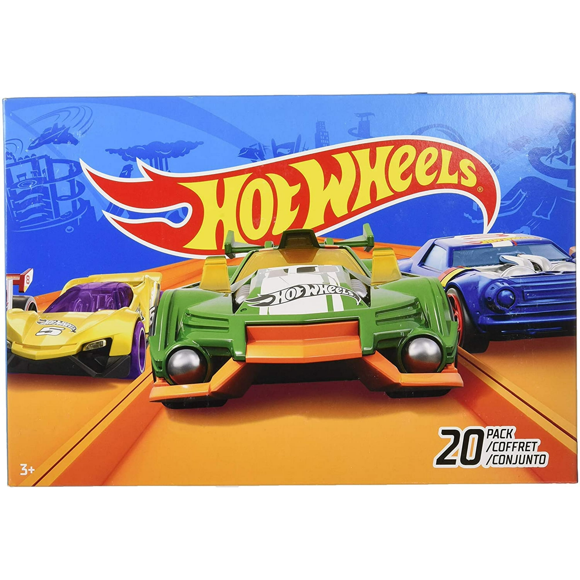 Paquete De Regalo Hot Wheels 20 Autos Multicolor 7.6' T