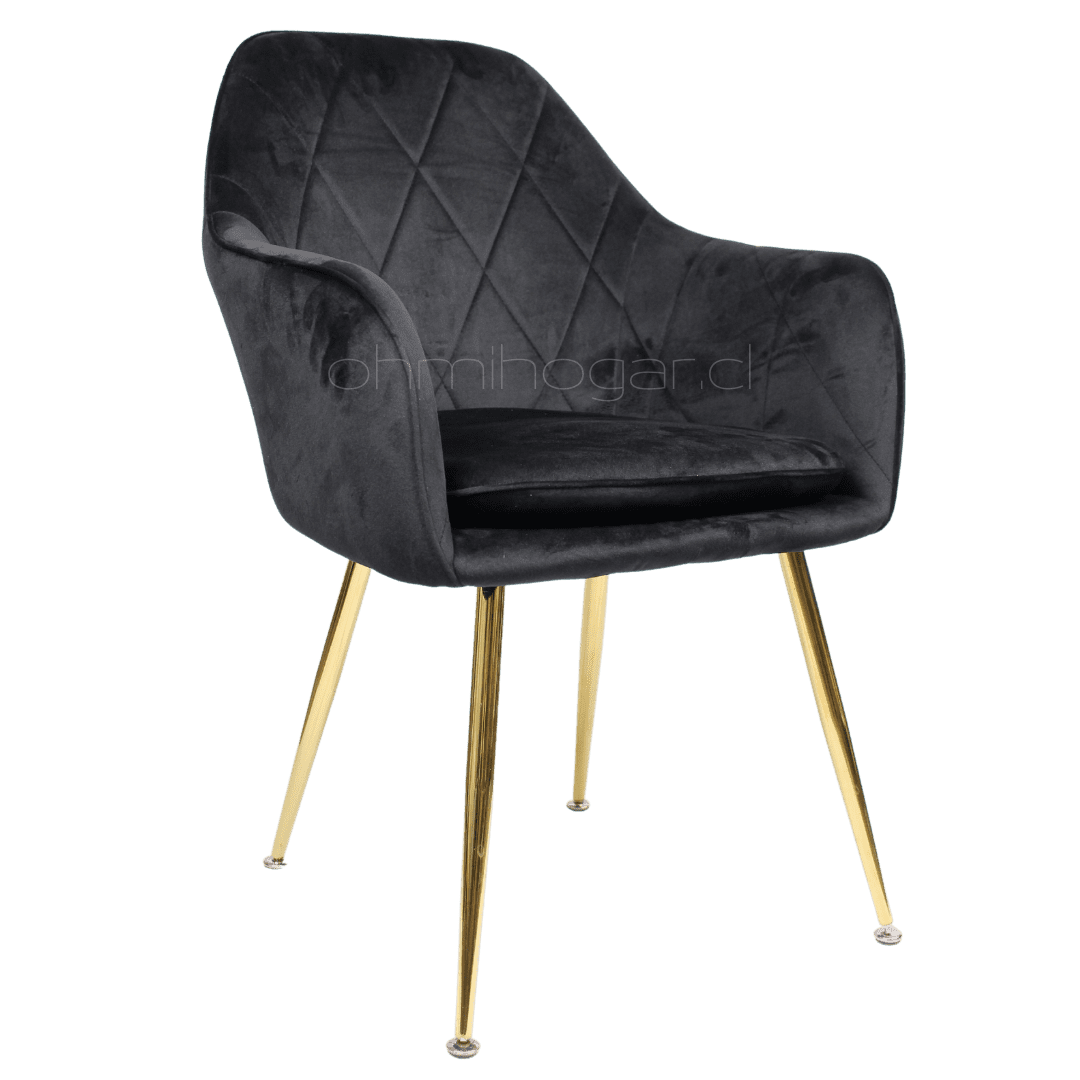 Oh! Mi Hogar ® - Silla Warm Base Dorada