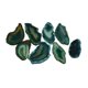 thumbnail image 2 of 1 pieza de forma irregular de ágata cuarzo rebanada colgante encantos joyas verde, 2 of 5