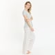 thumbnail image 3 of Pijama de Mujer New Rayas Gris, 3 of 4