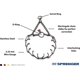 thumbnail image 2 of Collar de entrenamiento para perros Herm Sprenger 58 cm, acero inoxidable, 3,2 mm, 2 of 9