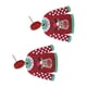 thumbnail image 4 of Pendientes De Navidad Para Mujer, Joyería Divertida, Dije Para Fiesta, Navidad, Alce, Suéter Rojo, 4 of 5