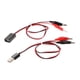 thumbnail image 1 of Pinzas De Cocodrilo A USB Macho + Pinzas De Cocodrilo A Cable De Prueba USB Hembra, 1 of 5