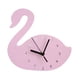 thumbnail image 2 of Reloj De Pared Con Diseño De Cisne, Reloj Decorativo Con Animales Silenciosos Para Habitación De Niños, Dormitorio, Rosa, 2 of 3
