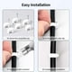 thumbnail image 4 of 25X Grampa Grapa Clavo Para Cable De Red Cat6 Coaxial Pinza blanco, 4 of 6