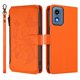 thumbnail image 2 of Funda Cartera Mariposa para [Motorola Moto G Play 2024 5G] con Soporte y Cremallera Naranja, 2 of 6