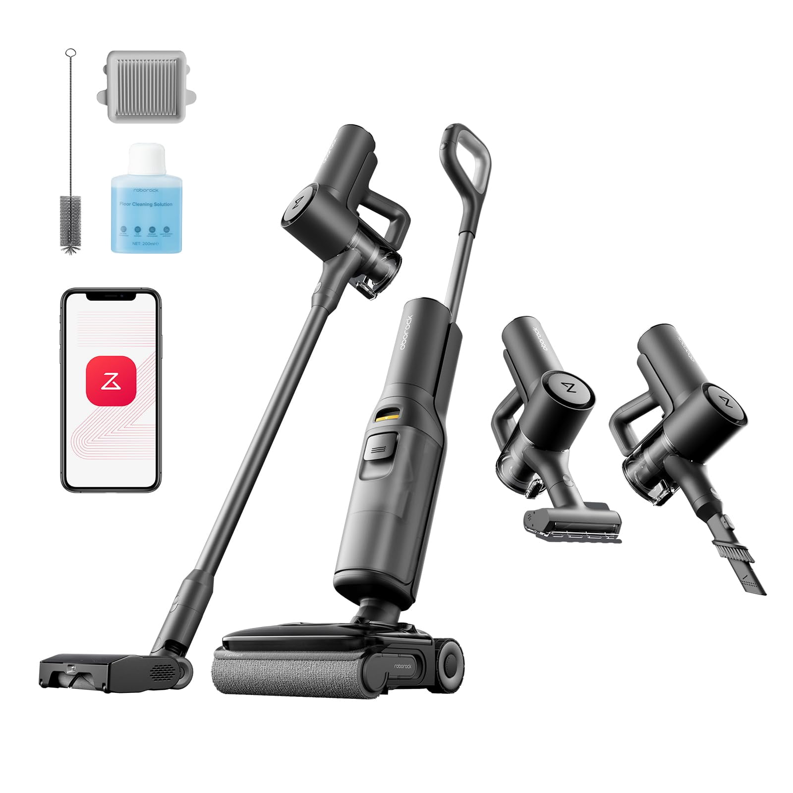 Aspirador Wet Dry Roborock F25 Ace Combo 5 En 1 20000 Pa