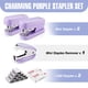 thumbnail image 2 of Juego De Grapadoras Purple Mini Paquete De 2 Con Removedor Y 2000 Grapas, 2 of 8