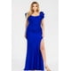 thumbnail image 1 of Saronite Vestido Largo de Fiesta con Volantes en Satén Elástico Plus, Talla Real (para Mujer), 1 of 2