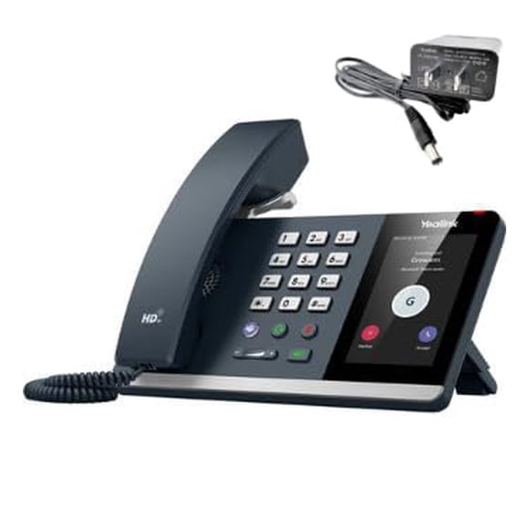 Teléfono Ip Yealink Mp54 teams psu e2 Android 13 Con Pantalla Táctil De 4