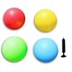 thumbnail image 1 of Juego de pelotas Playground Playground Toys+ de 8.5 pulgadas con bomba manual, paquete de 4, 1 of 2
