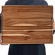 thumbnail image 1 of Tabla de cortar Fashionwu de madera de acacia, 60 x 45 cm, con ranura para jugo, 1 of 7