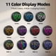 thumbnail image 3 of Reloj de pared Maxstar de 8" con temporizador LED RGB, alarma y temperatura, 3 of 7