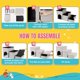 thumbnail image 5 of Escaleras para mascotas con espacio de almacenamiento plegable para perros y gatos, 5 of 10
