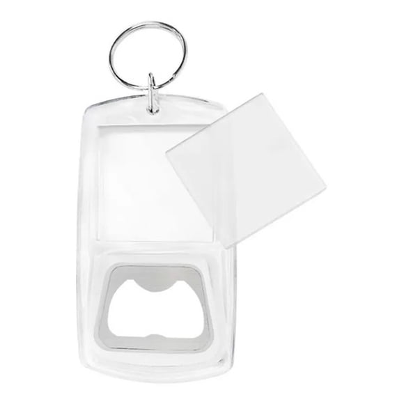 Pack 50 Llaveros Acrílico Lhua Store Destapador Porta Foto