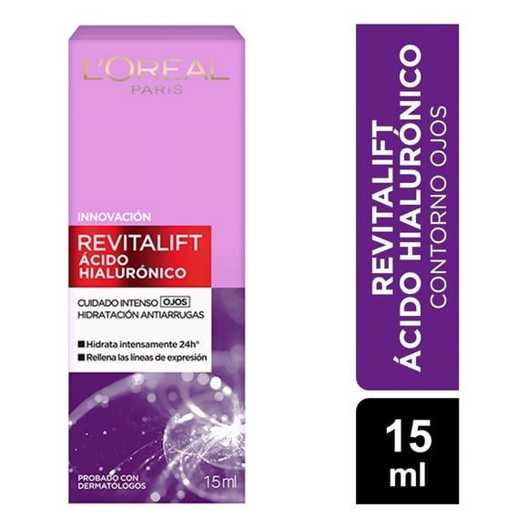 DERMO EXPERTISE CREMA ACIDO HIALURONICO OJOS.