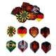 thumbnail image 4 of surtido bandera de dardos vuelos estándar reparto de vuelo reemplazo de 24 ensamblaje, 4 of 5