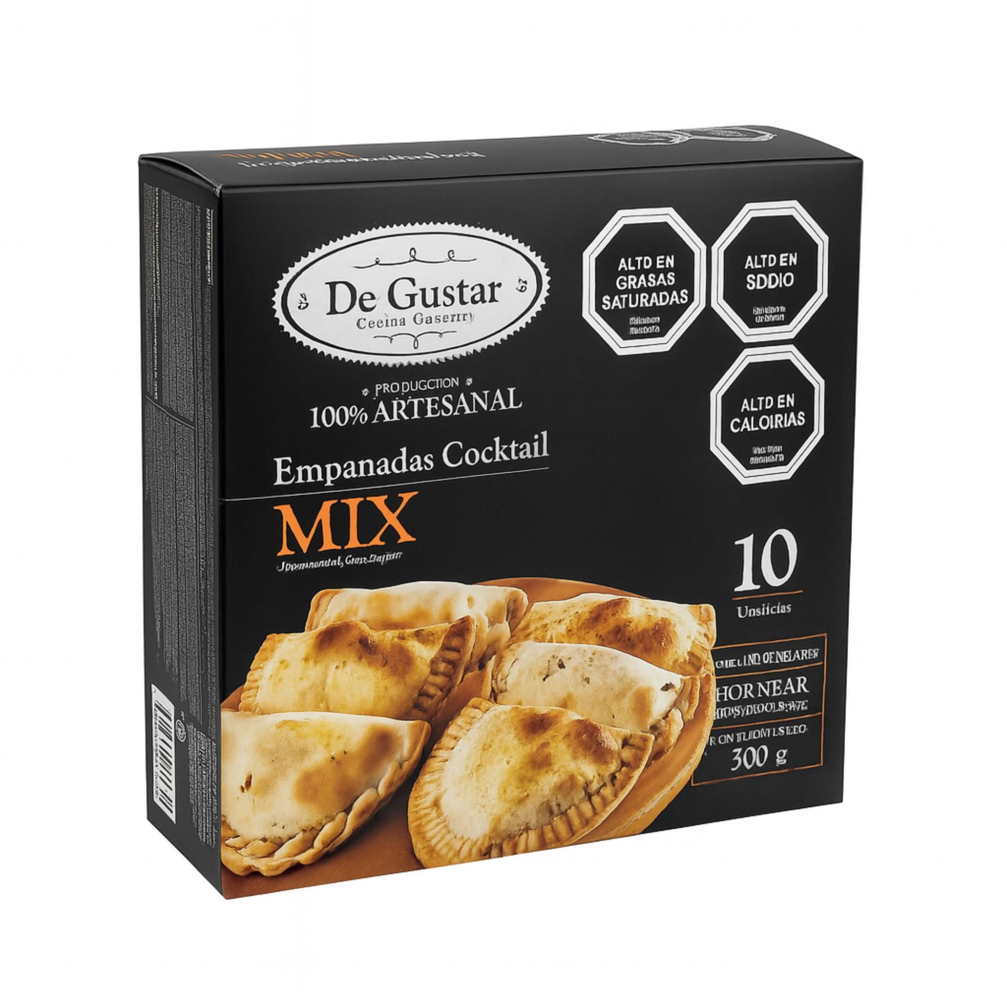 Empanada Cocktail Mix Degustar 10 Un