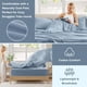 thumbnail image 5 of Juego de sábanas Comfort Spaces, 100% algodón, color azul, 3 piezas, 5 of 9